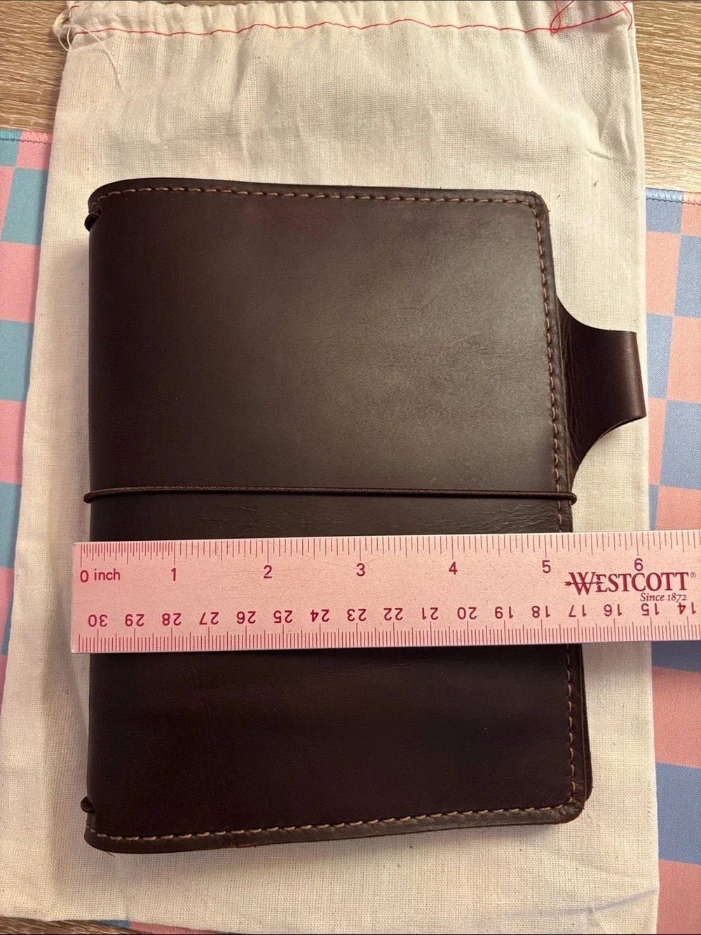 Chic Sparrow B6 Size Bella Cascade Leather Traveler's Notebook Planner Cover